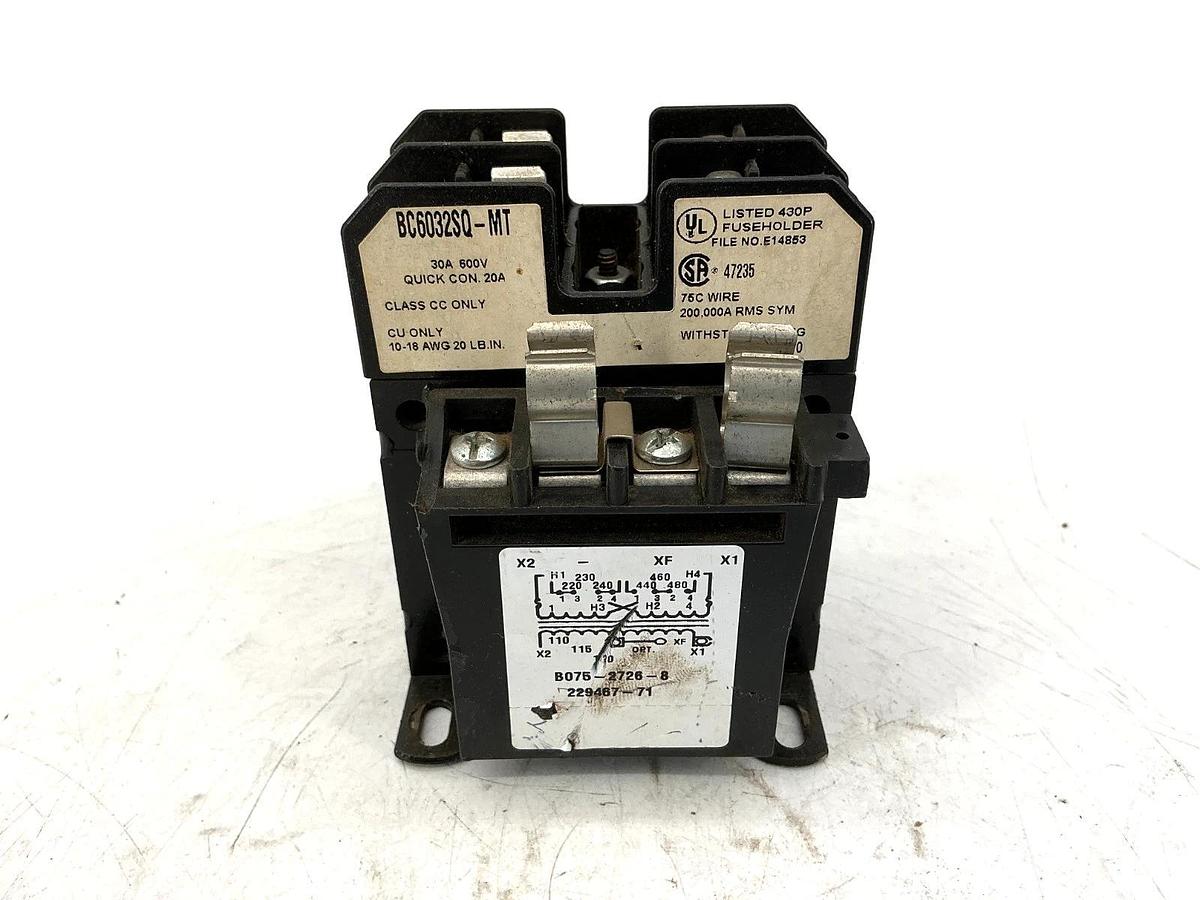 Used Lift-Tech 229467-71 Industrial Control Transformer 75VA Power 600V 50/60HZ