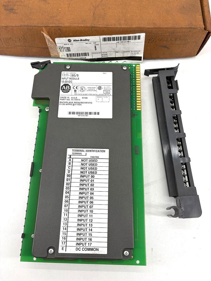 New Allen Bradley 1771-IBD Ser. B PLC-5 DC Input Module