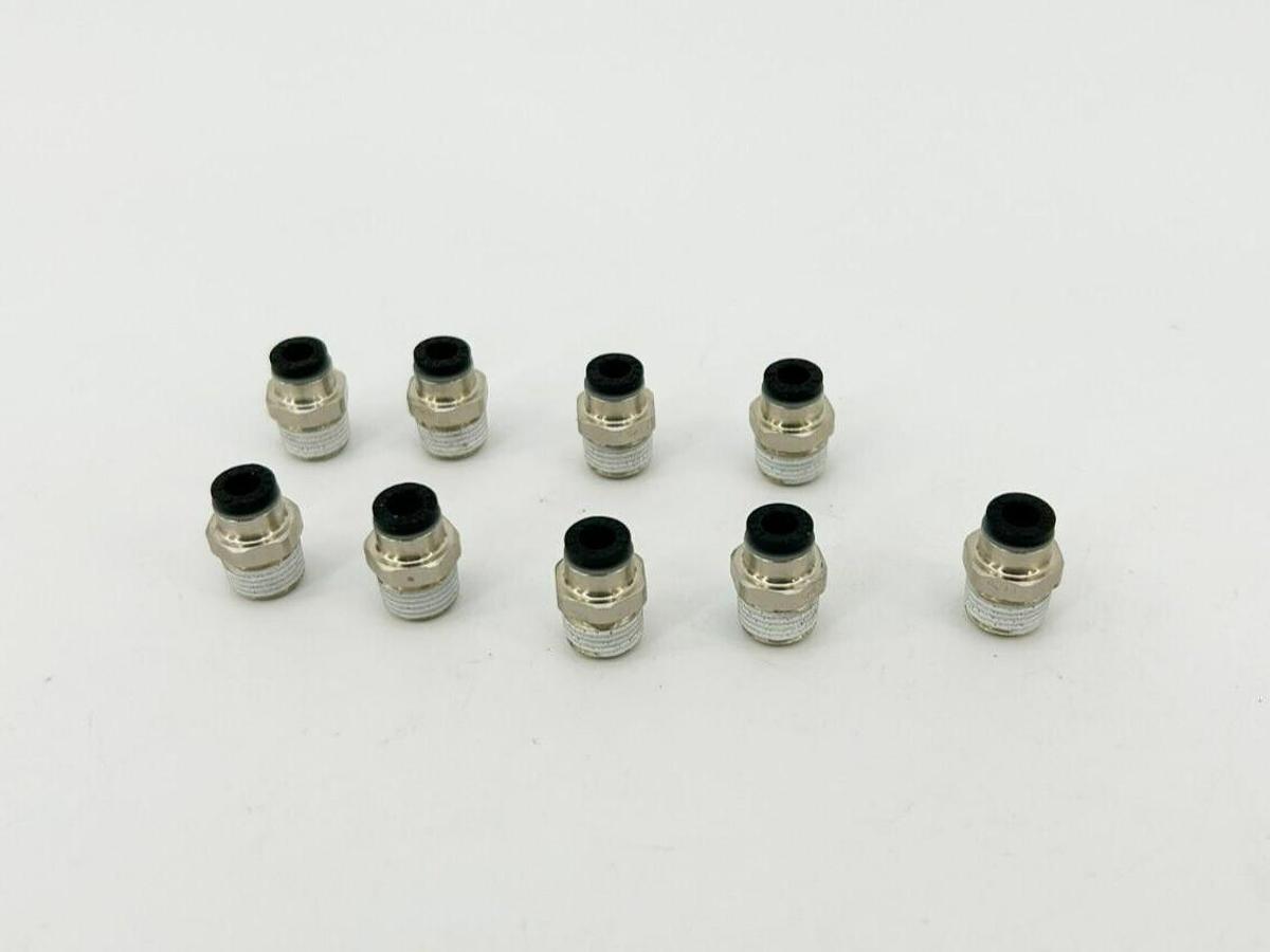 Lot of 9 New Lawson 86749 Male Connectors, 5/32" x 1/8", 290PSI