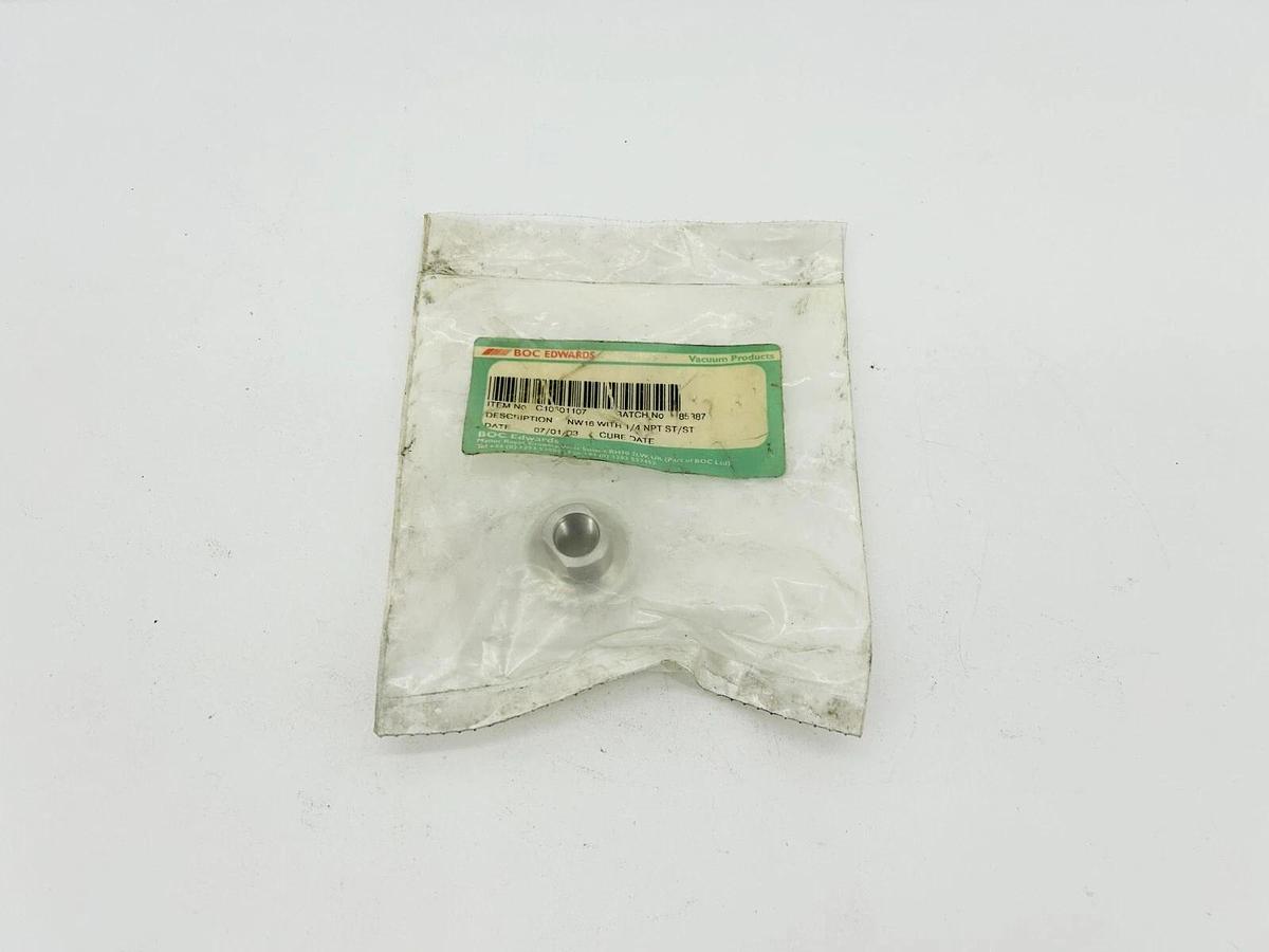 New Edwards C10501107 NW16 Adapter Pipe 1/4" NPT