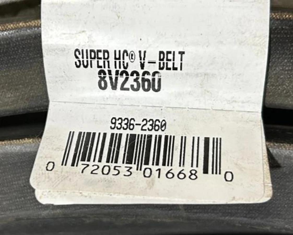 New Gates 8V2360 Super HC Narrow Section Wrapped V-Belt 9336-2360 - No Box