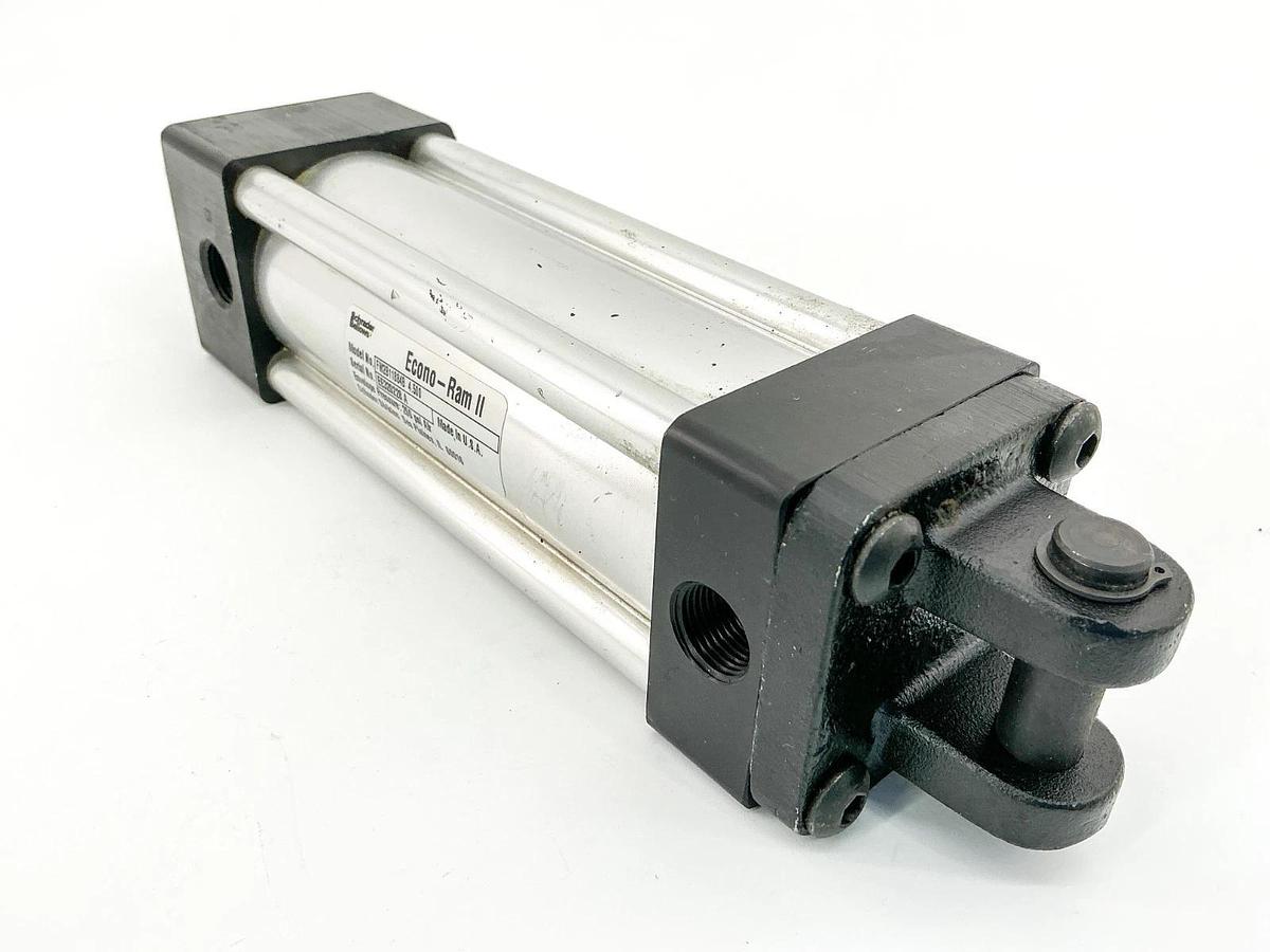 Used Schrader Bellows FW2B11884B 4.500 Pneumatic Cylinder 4.5" Stoke 2" Bore 250PSI