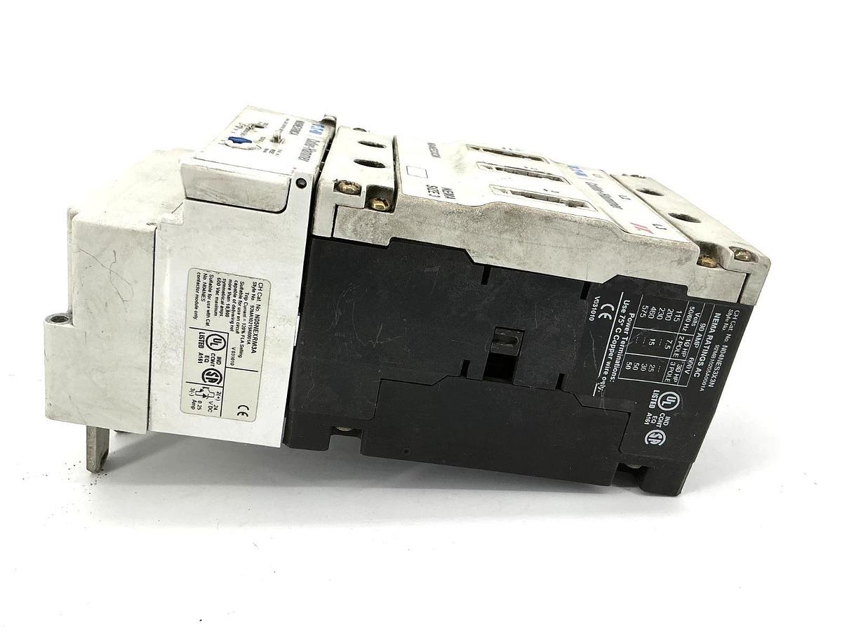 Used Eaton Cutler-Hammer N111ES3X3N Contactor 3P 90A w/ 24VDC Coil Controller N05NES3