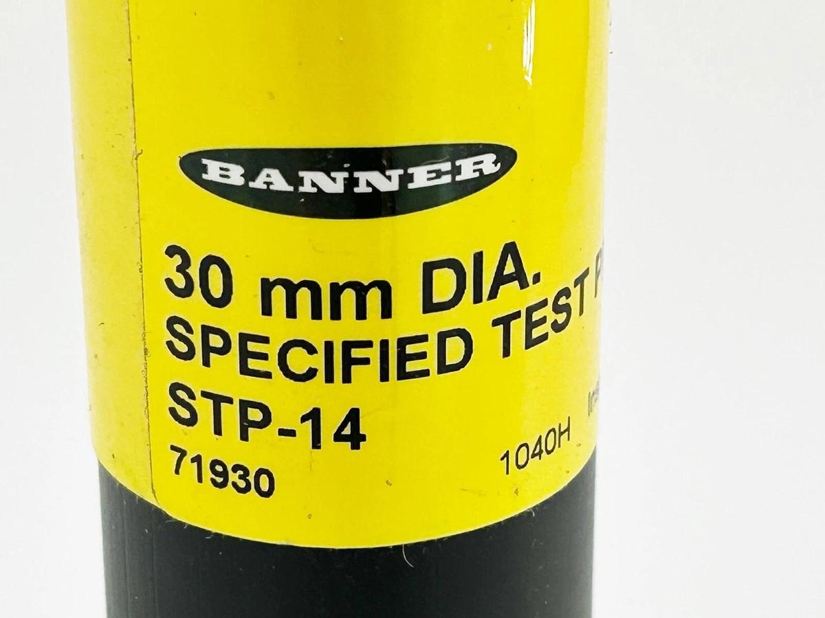 New Lot of 3 Banner Engineering 71930 Test Piece 30MM DIA 8" STP-14 - No Box