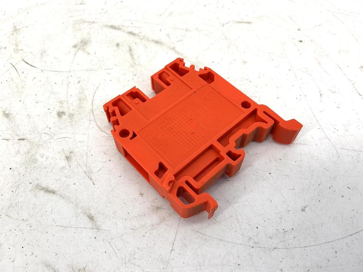 Used Lot of 42 ABB Entrelec M6/8-ORANGE Terminal Block 22-8AWG 50A 600V M6/8