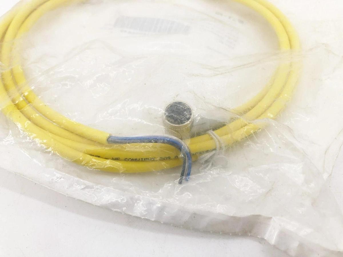 New Eaton CSDR4A4CY2202 Cordset 4-Pin Single Key 4-Wire 2m 22AWG