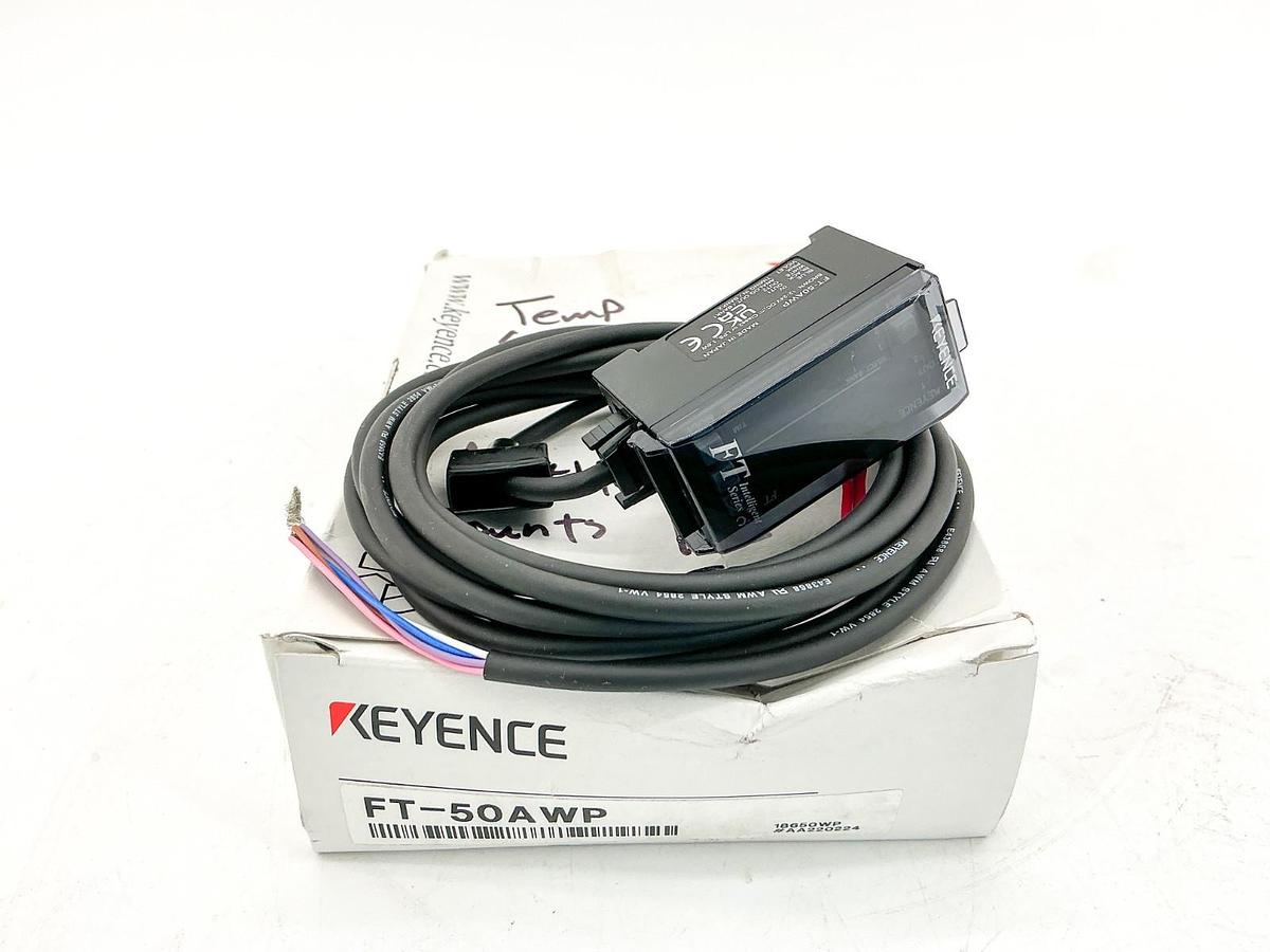 New Keyence FT-50AWP Temperature Sensor 12-24VDC 1.6W