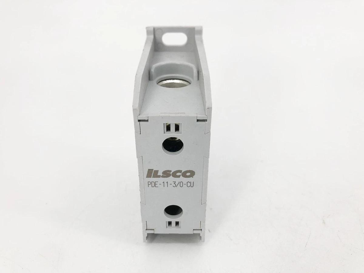 New Ilsco PDE-11-3/0-CU Power Distribution Block 200A 1000VAC/DC - No Box