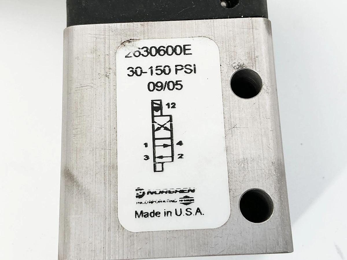 New Norgren 2630600E Solenoid Valve 30-150PSI 24V 5W - No Box