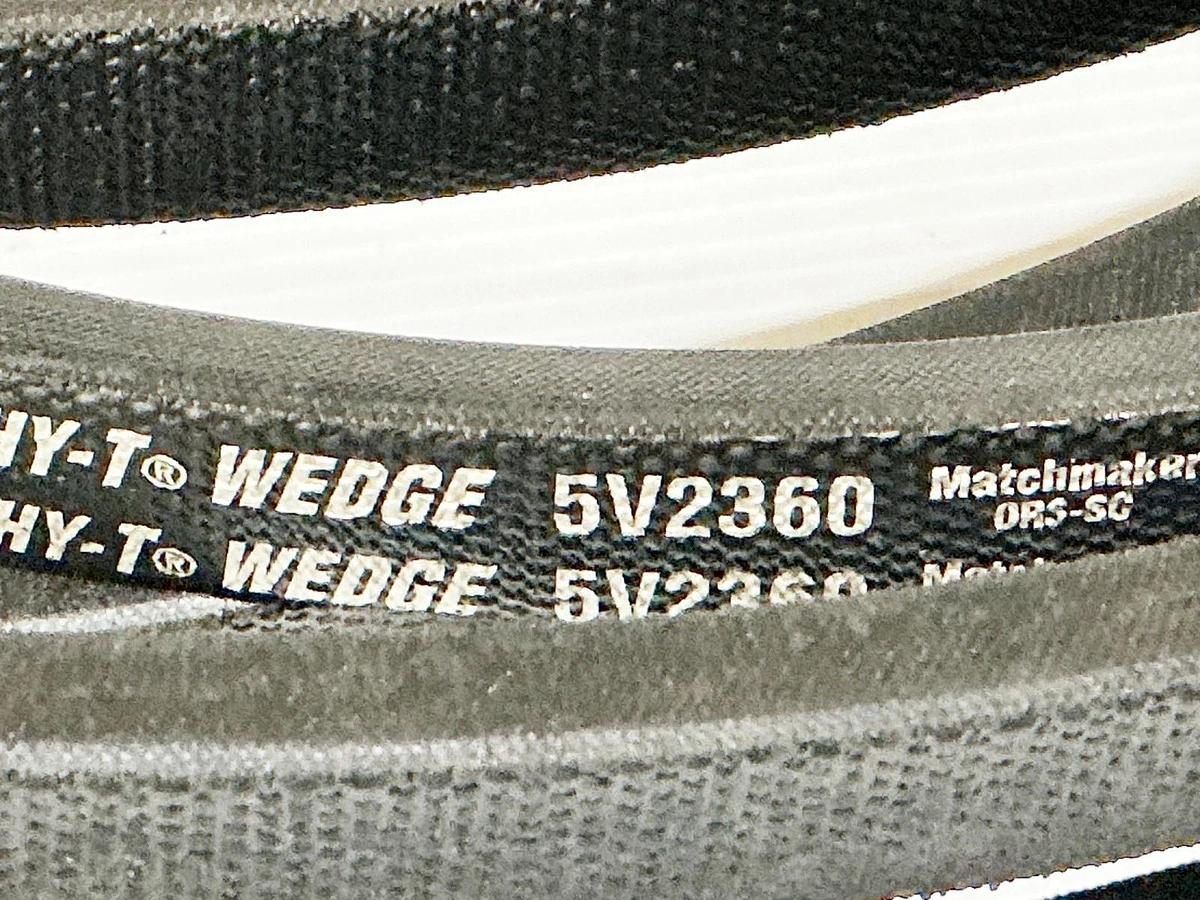 New Continental 5V2360 HY-T Belt 236" Length 0.62" Width 1 Rib - No Box