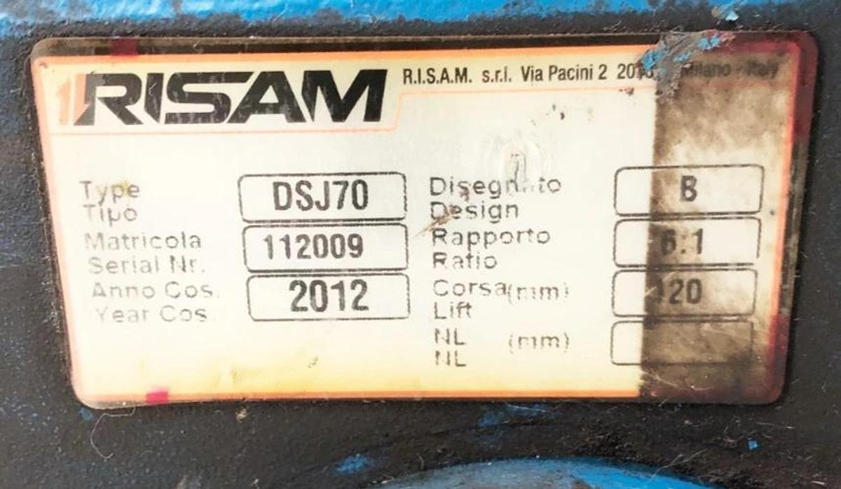 New Risam DSJ70 Screw Jack Design B Ratio 6:1 Lift 120mm - No Box