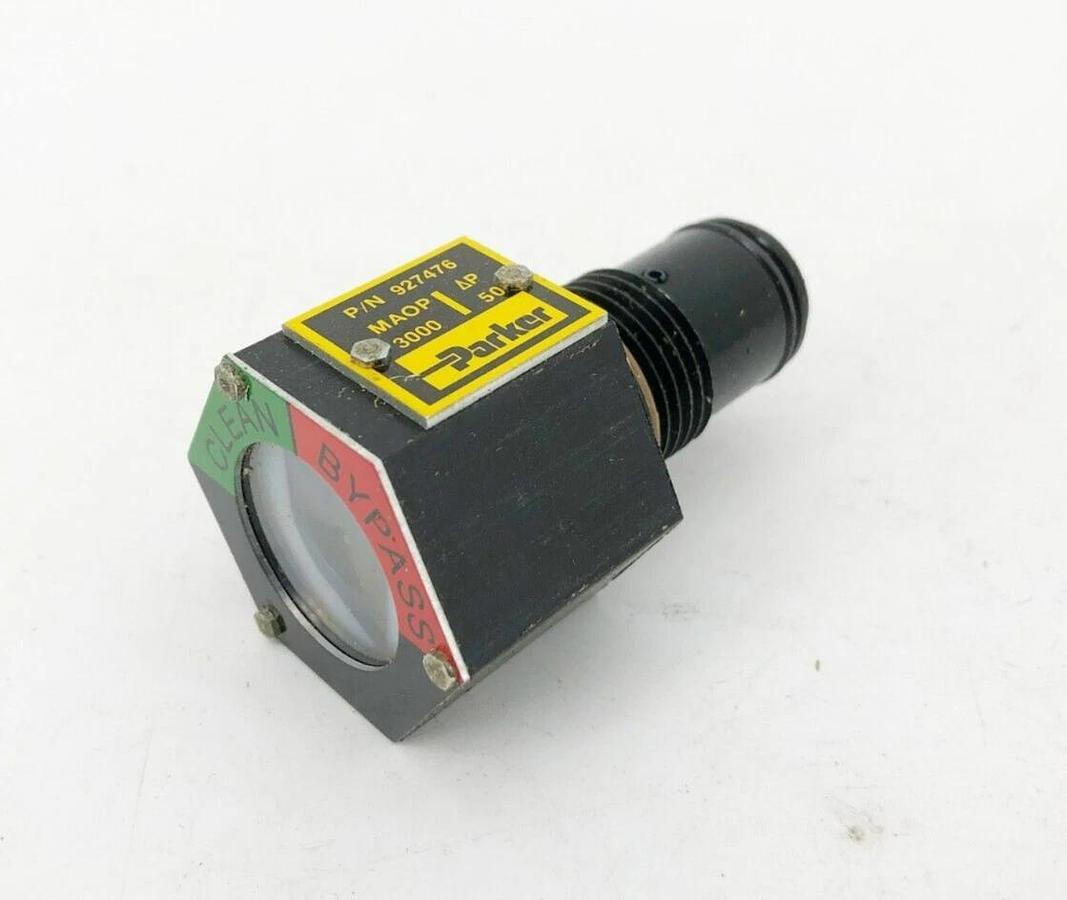 New Parker 927476 Oil Filter Bypass Indicator Gauge