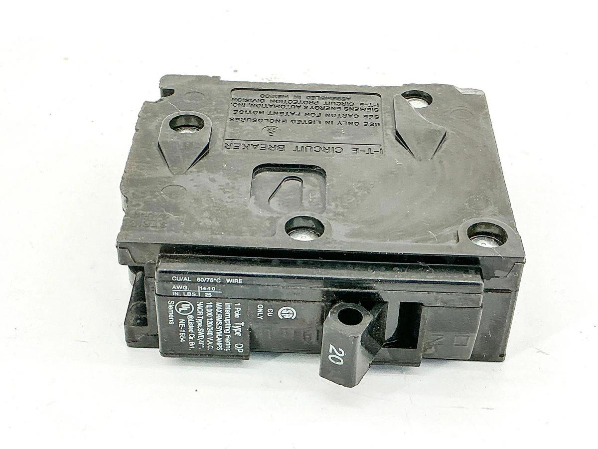 New Lot of 3 ITE QP120 Circuit Breaker 20A 240V 1P Type QP - No Box