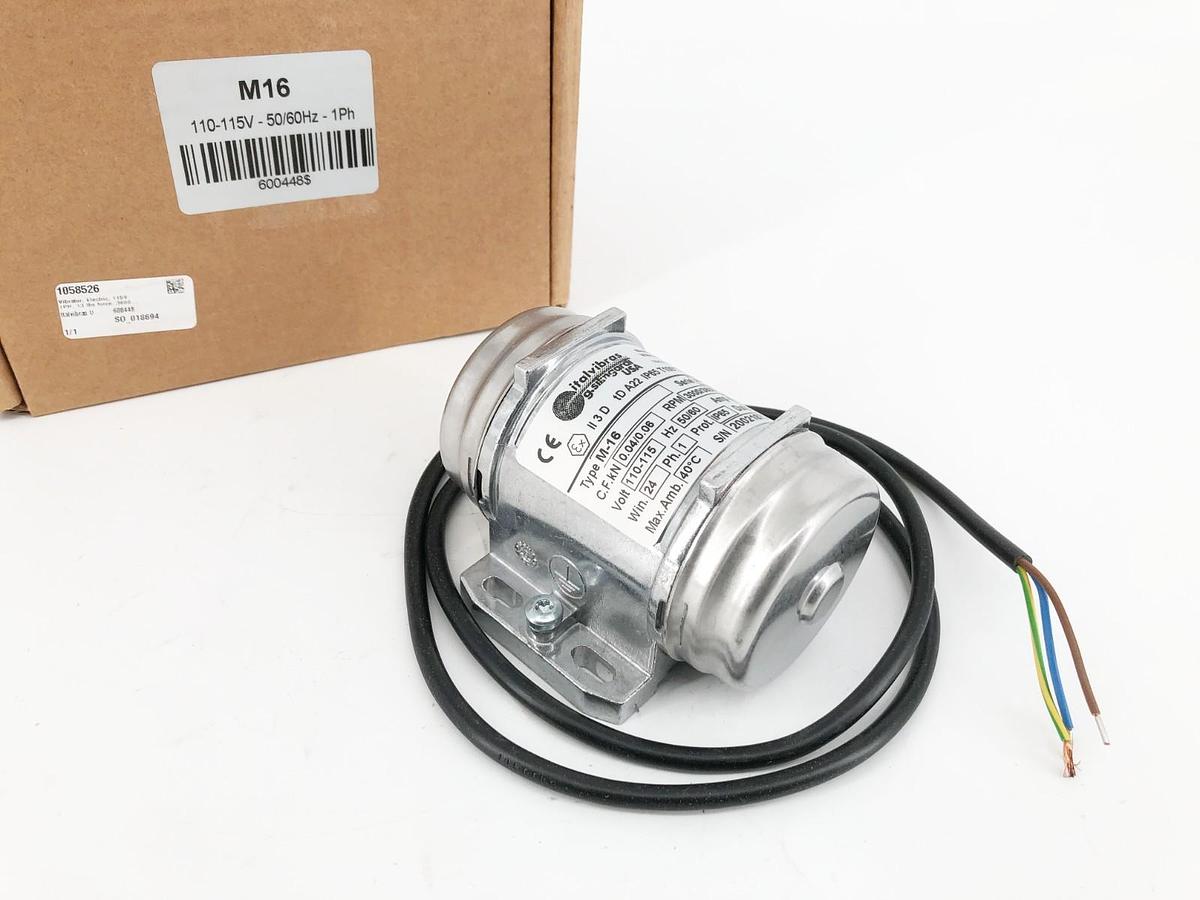 New Italvibras M-16 Rotary Electric Vibrator 3600rpm 110-115V 0.30A 600448$