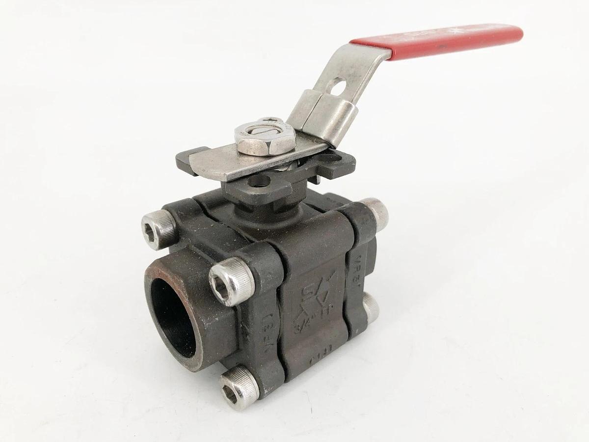 Used Sesto Valves M32S-0T-C60F-L Ball Valve 3/4" 2000WOG B16.34