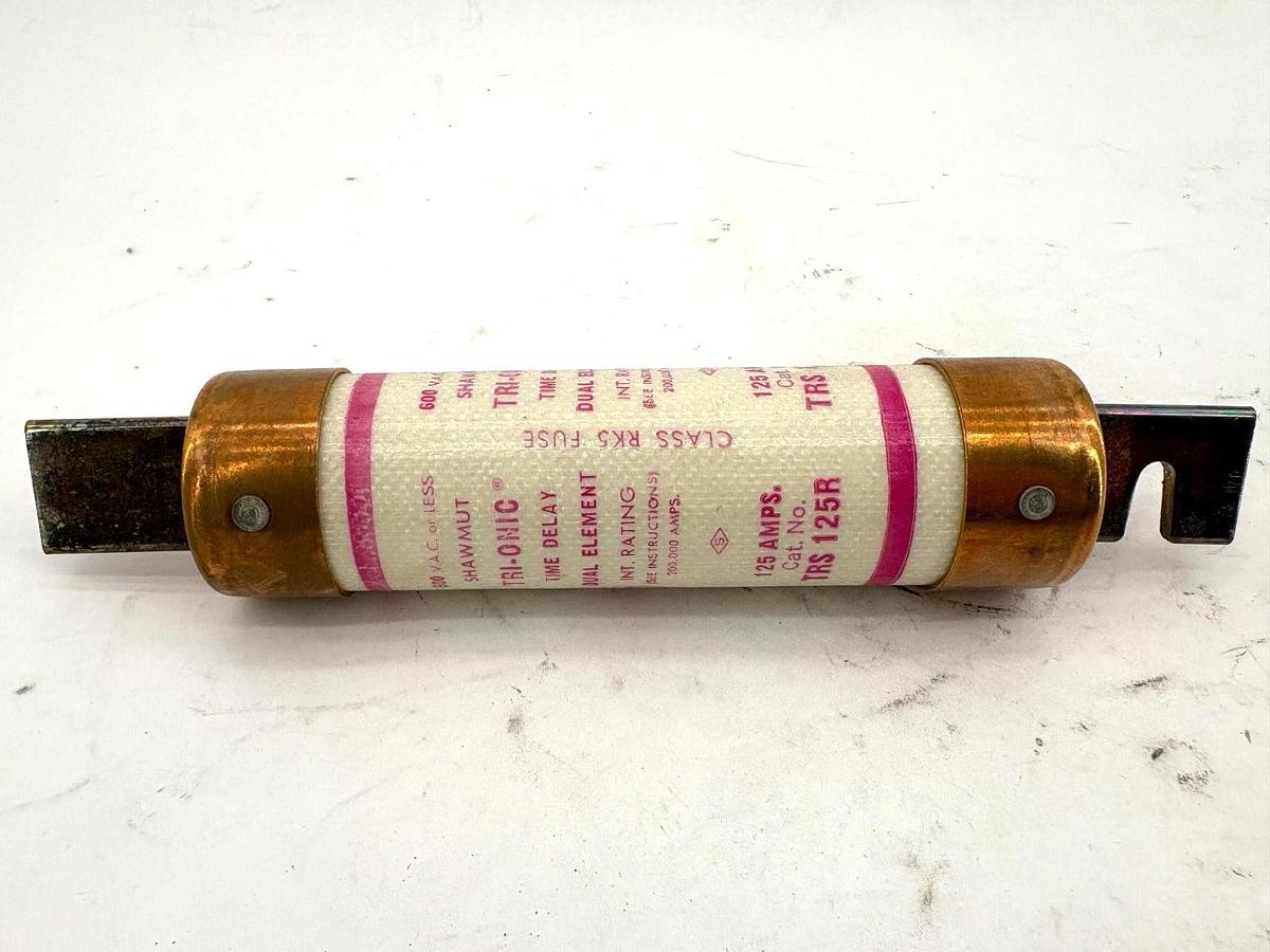 New Shawmut TRS125R Class RK5 Fuse 125A 600V - No Box