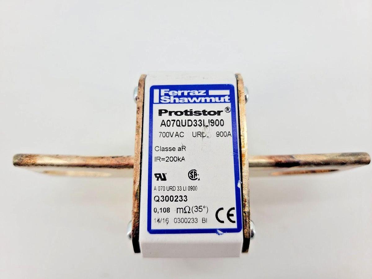 New Ferraz Shawmut A070UD33LI900 Protistor Fuse 700VAC 900A Q300233
