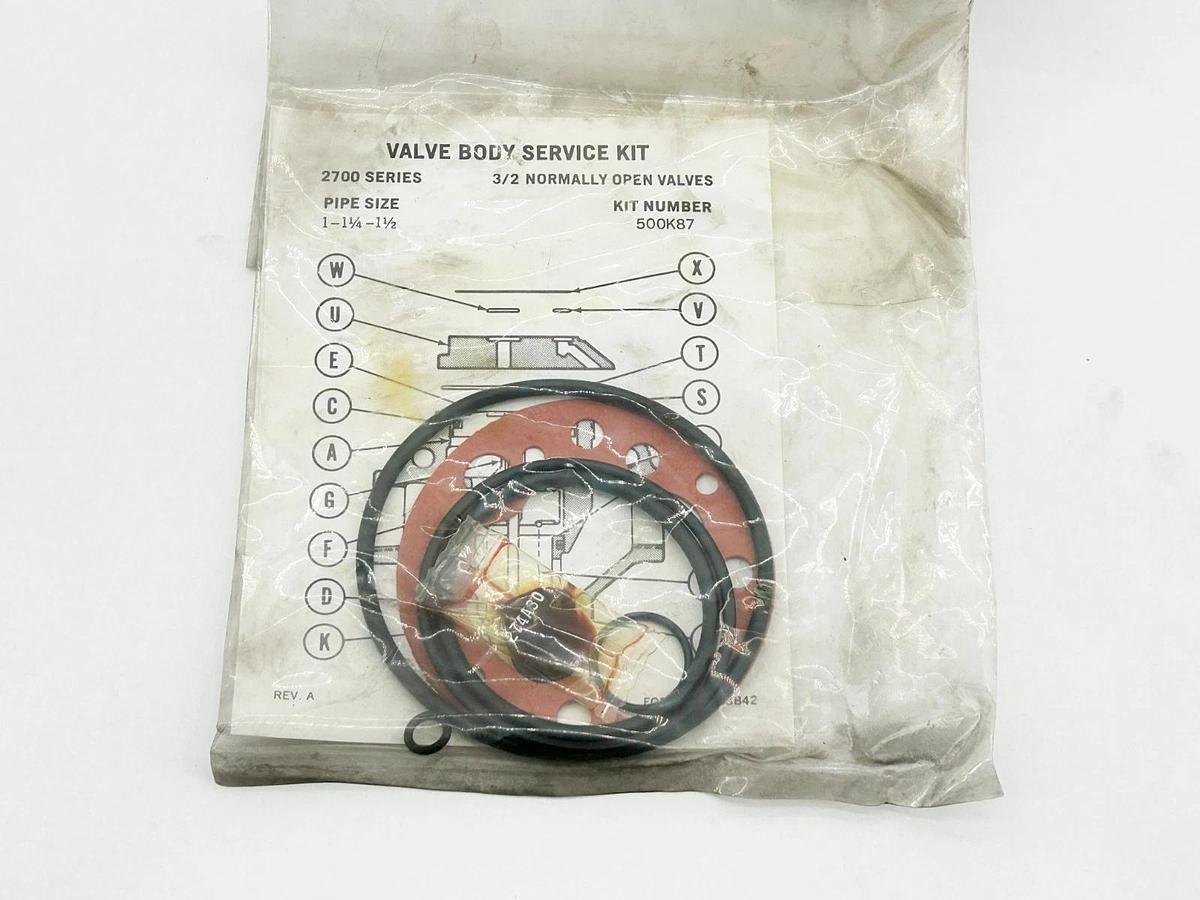 New Ross Controls 500K87 Valve Rebuild Kit 1-1/4' BAS 3/2NO Kit 27