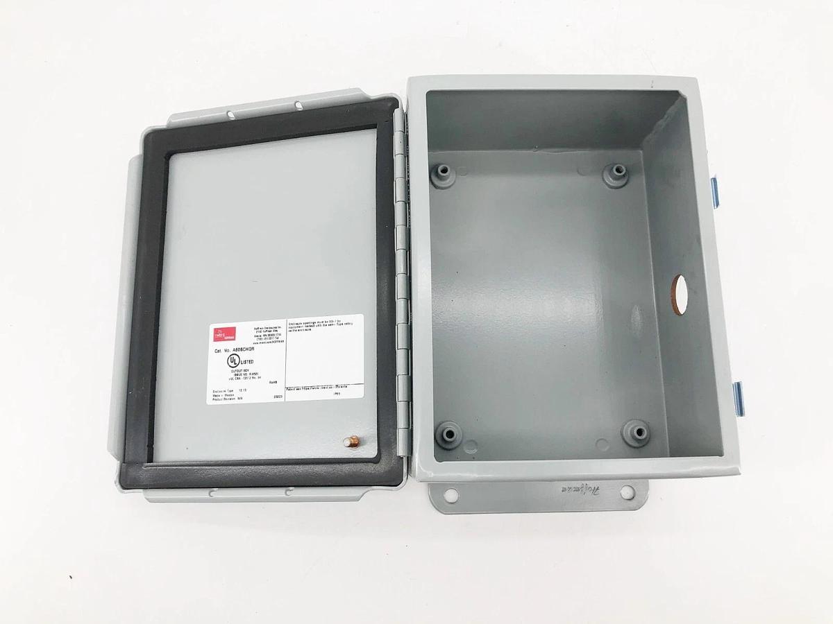 Used Hoffman nVent A806CHQR Electrical Enclosure Type 12 13