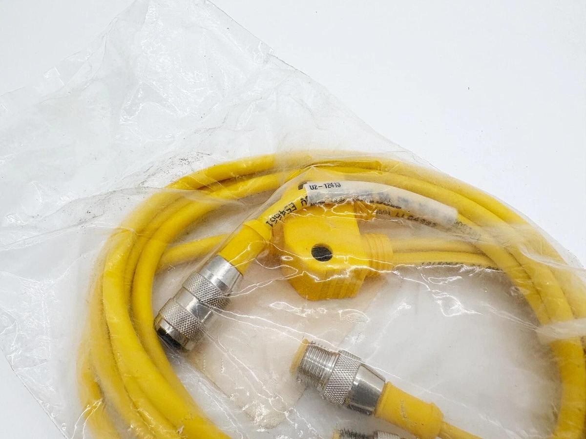 New Turck V8RK-2/RS4-0.2/0.2/0.2/CS11632 VB2 Molded Twin Junction Cable U2-12413