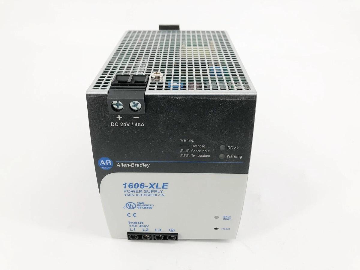 New Allen Bradley 1606-XLE960DX-3N Ser. A Power Supply 3PH 24V 40A 960W