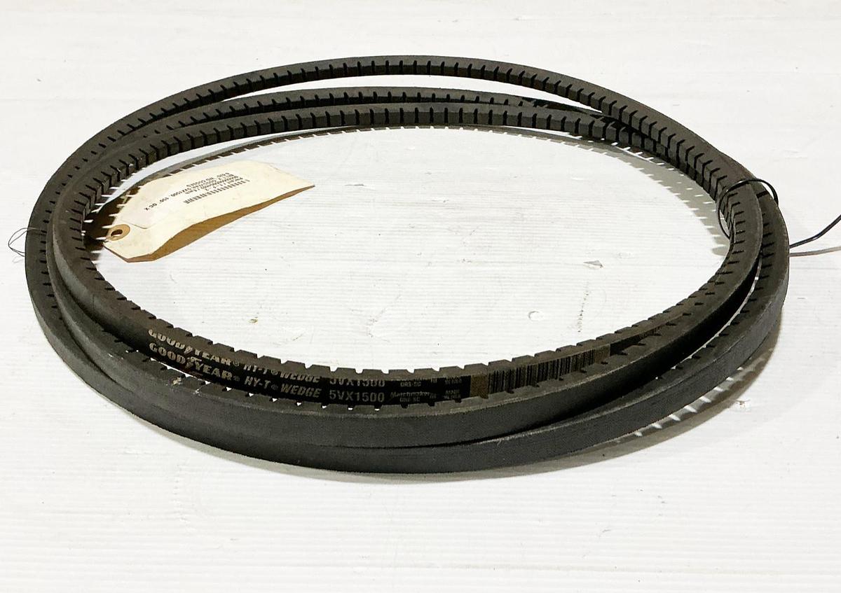 New Goodyear 5VX1500 HY-T Cogged Belt 150" Length 0.62 Width - No Box