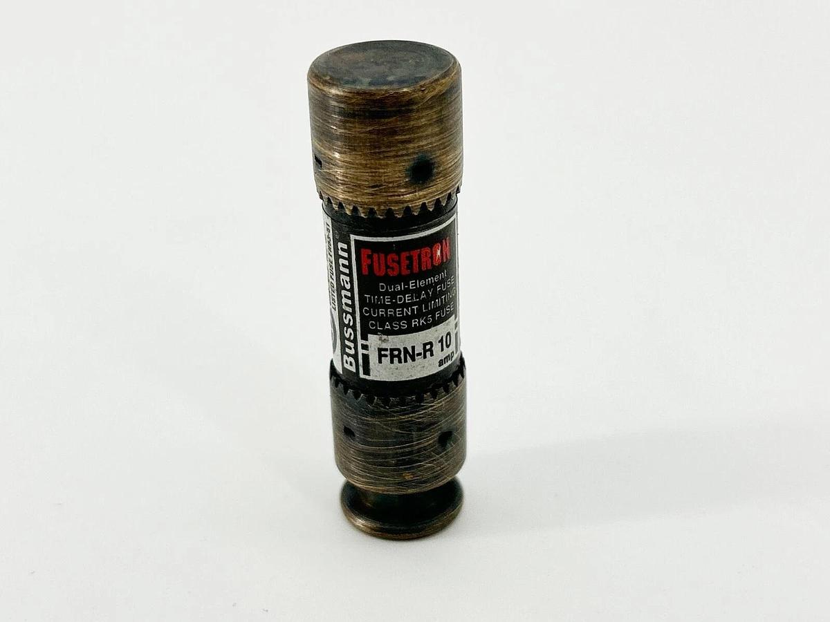 Lot of 7 Bussmann FRN-R-10 Dual Element Time Delay 10A 250V