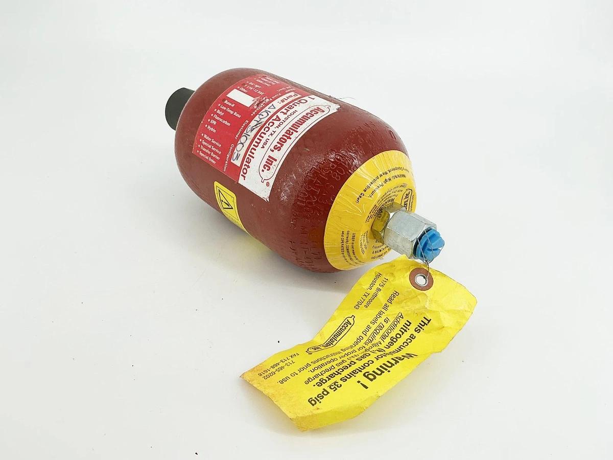 New Accumulator Inc. A1QT31003 Badder Accumulator 3000PSI 1-1/16" 12 SAE - No Bo