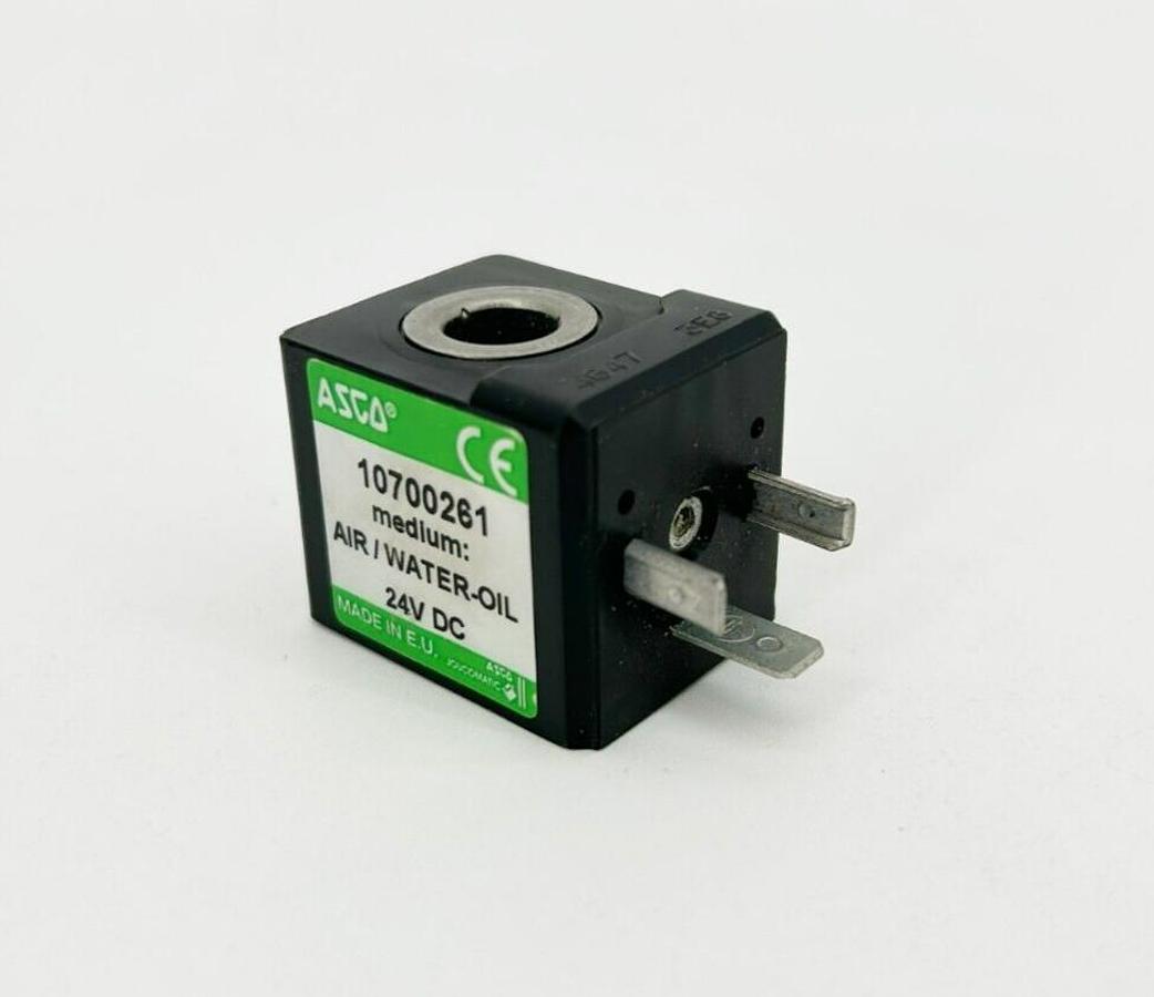 New Asco 10700261 Pilot Solenoid Valve Coil Only 24VDC 48VAC