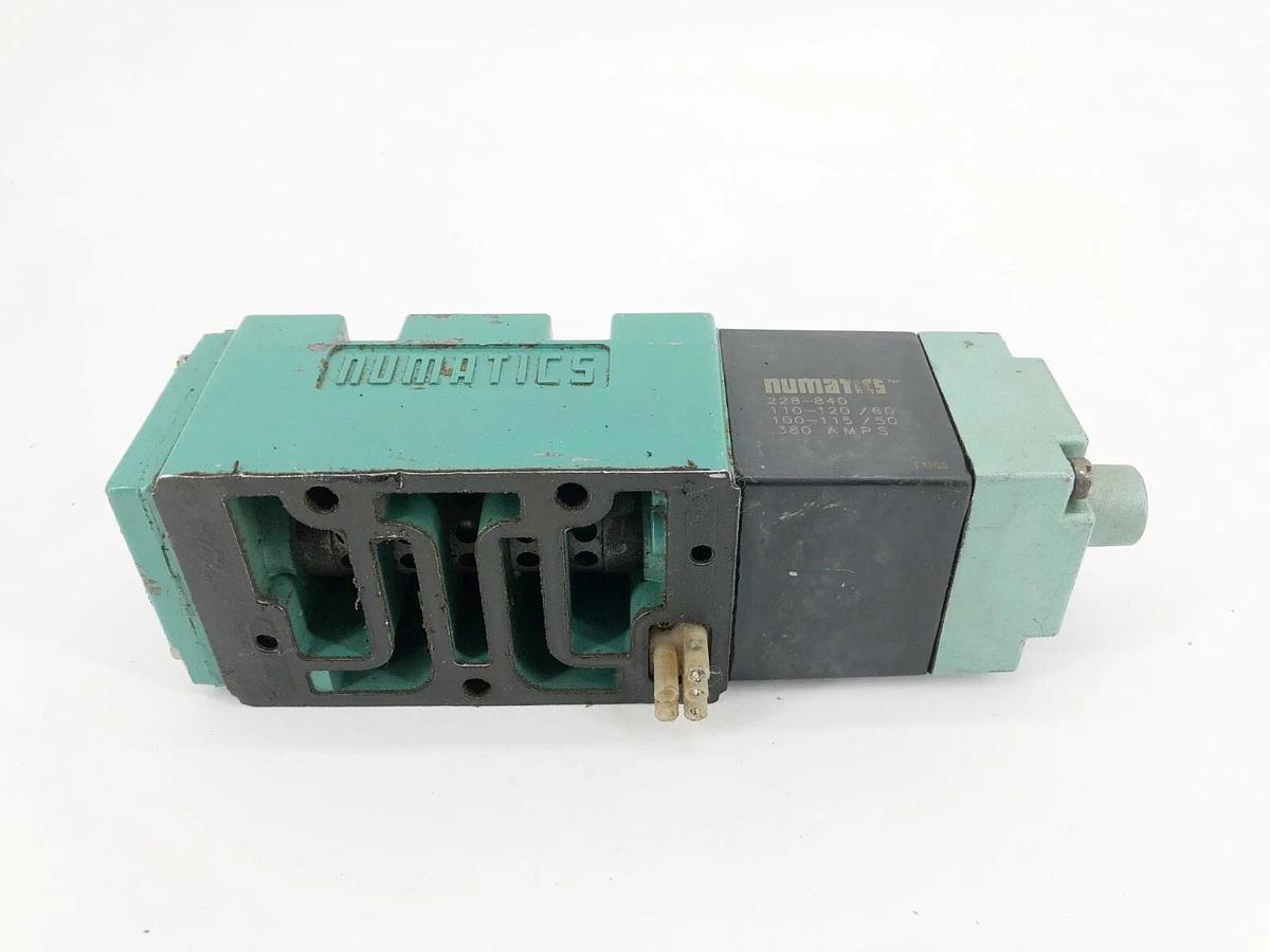 Used Asco Numatics 554SA400K046T30 Solenoid Valve 110-120/50-60 150psig 228-840