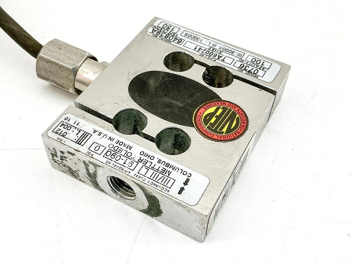 Used Mettler Toledo TA600241 Load Cell 100LB 0736