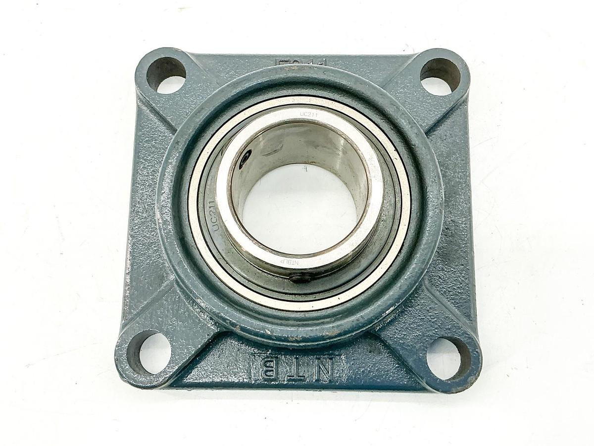 New NTB UCF211 Fourbolt Flange Ball Bearing Unit 55mm Bore - No Box