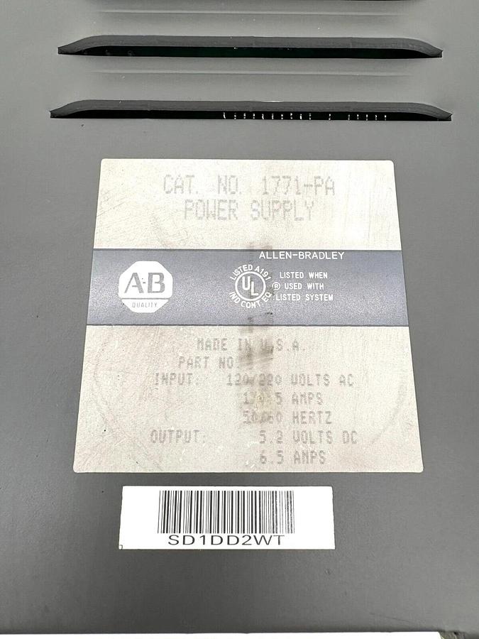 New Allen Bradley 1771-PA PLC-5 Power Supply Module 75VA Input