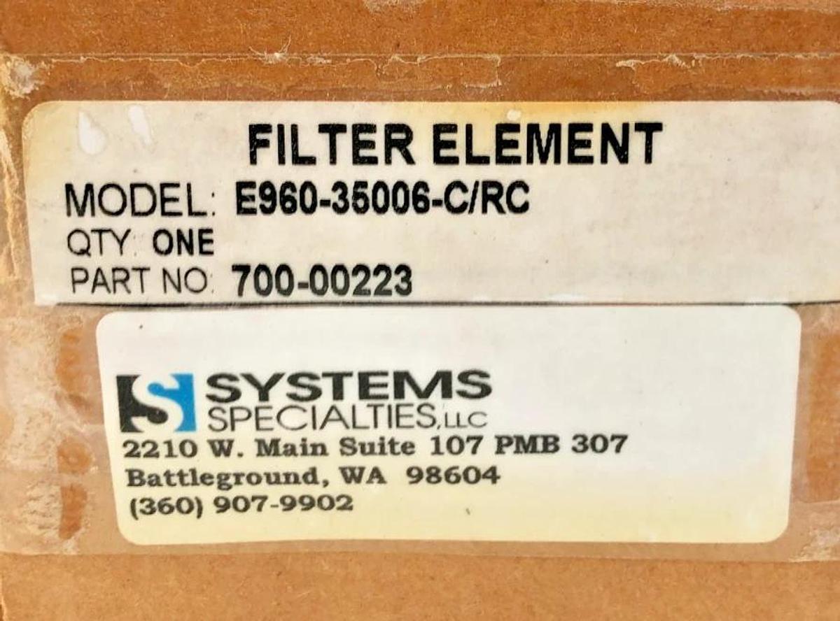 New PurePoint 700-00223 Compressor Coalescing Filter Element E960-35006-C/RC