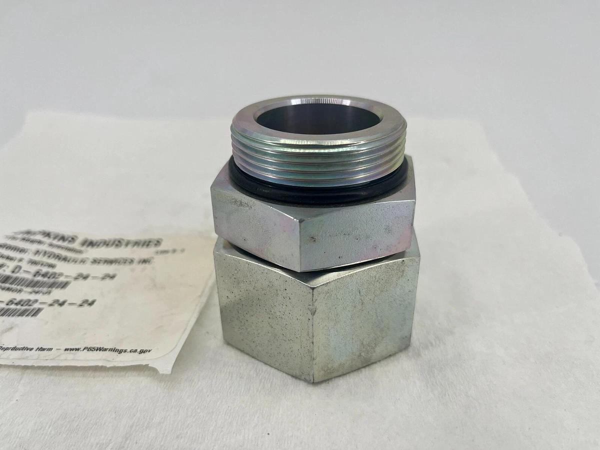 New Tompkins Industries D-6402-24-24 Hydraulic Hose Fitting Adapter