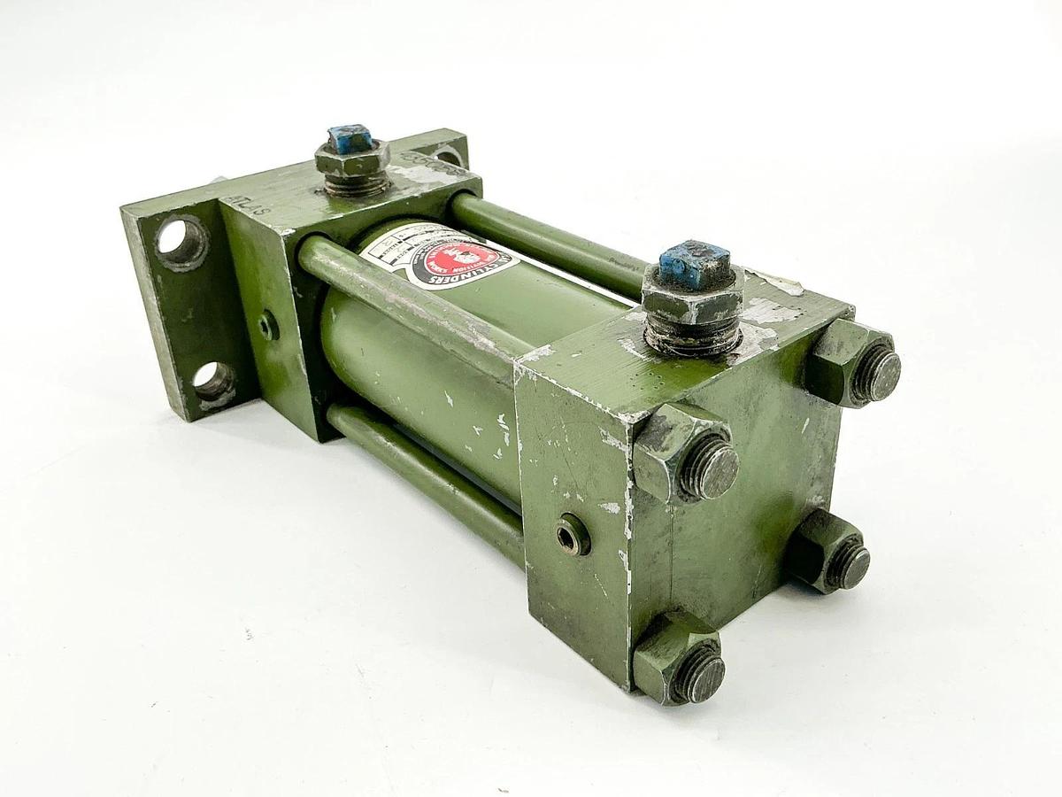 Used Atlas Cylinders H-RFF-2 Pneumatic Cylinder 2" Bore 3" Stroke