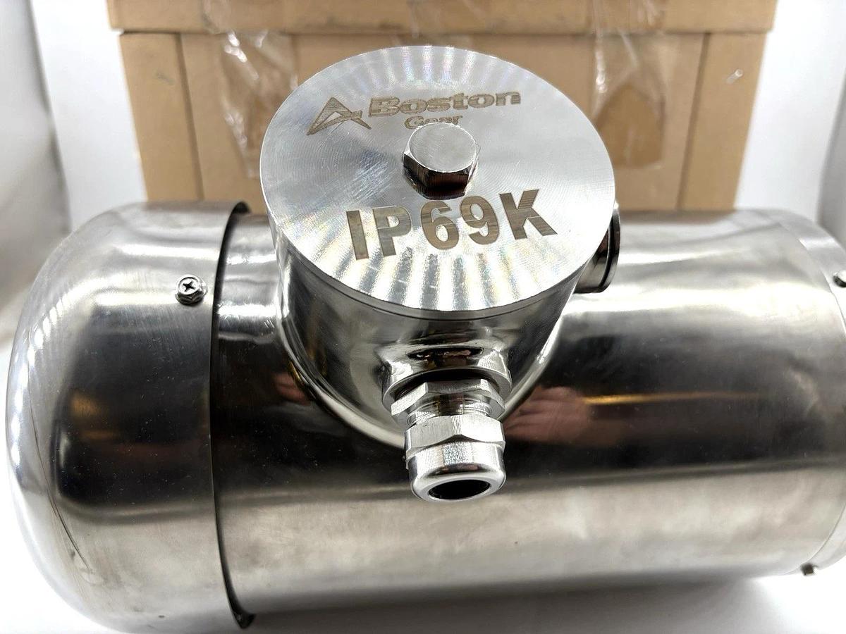 New Boston Gear KUTFSS G00628 2HP TEFC SS Washdown Motor 230/460V 1760rpm 145TC