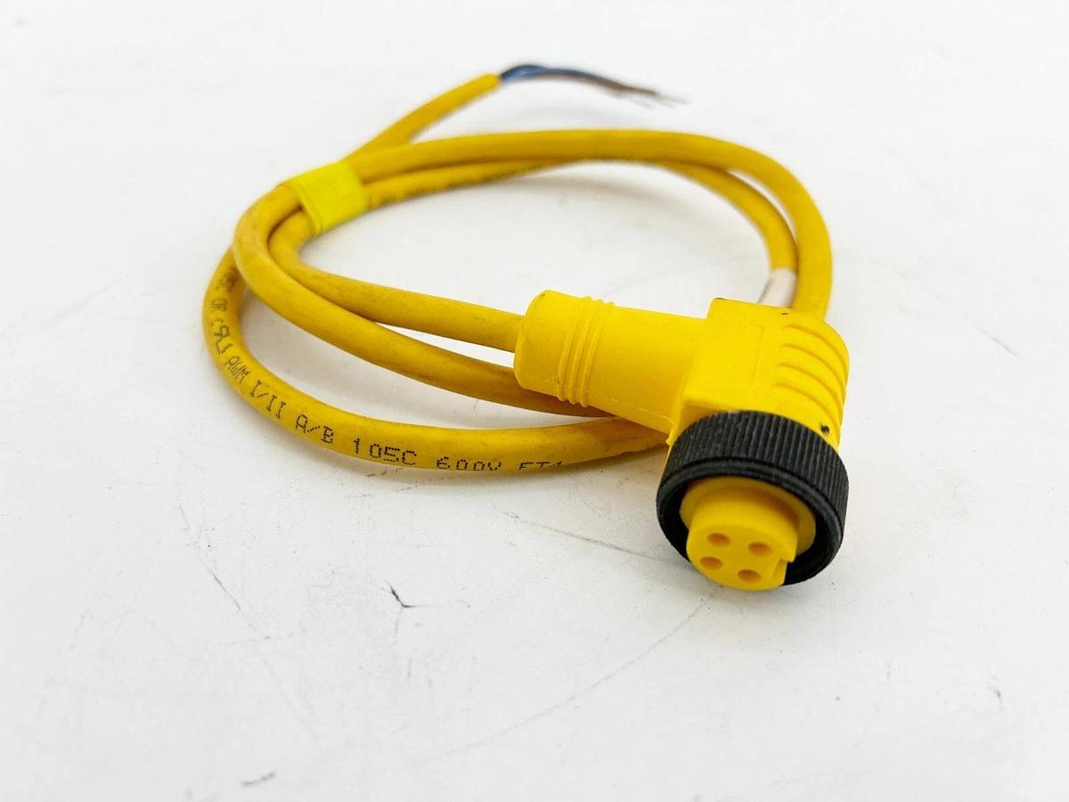 Used Turck WK 40-1M Single Ended Cordset Mini Fast 4 Pin U0928-1