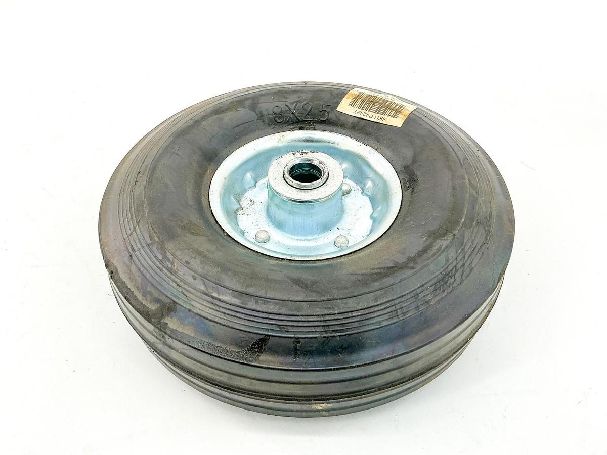 New P42427 Solid Rubber Tire With Steel Rim 8X25 300LBS - No Box