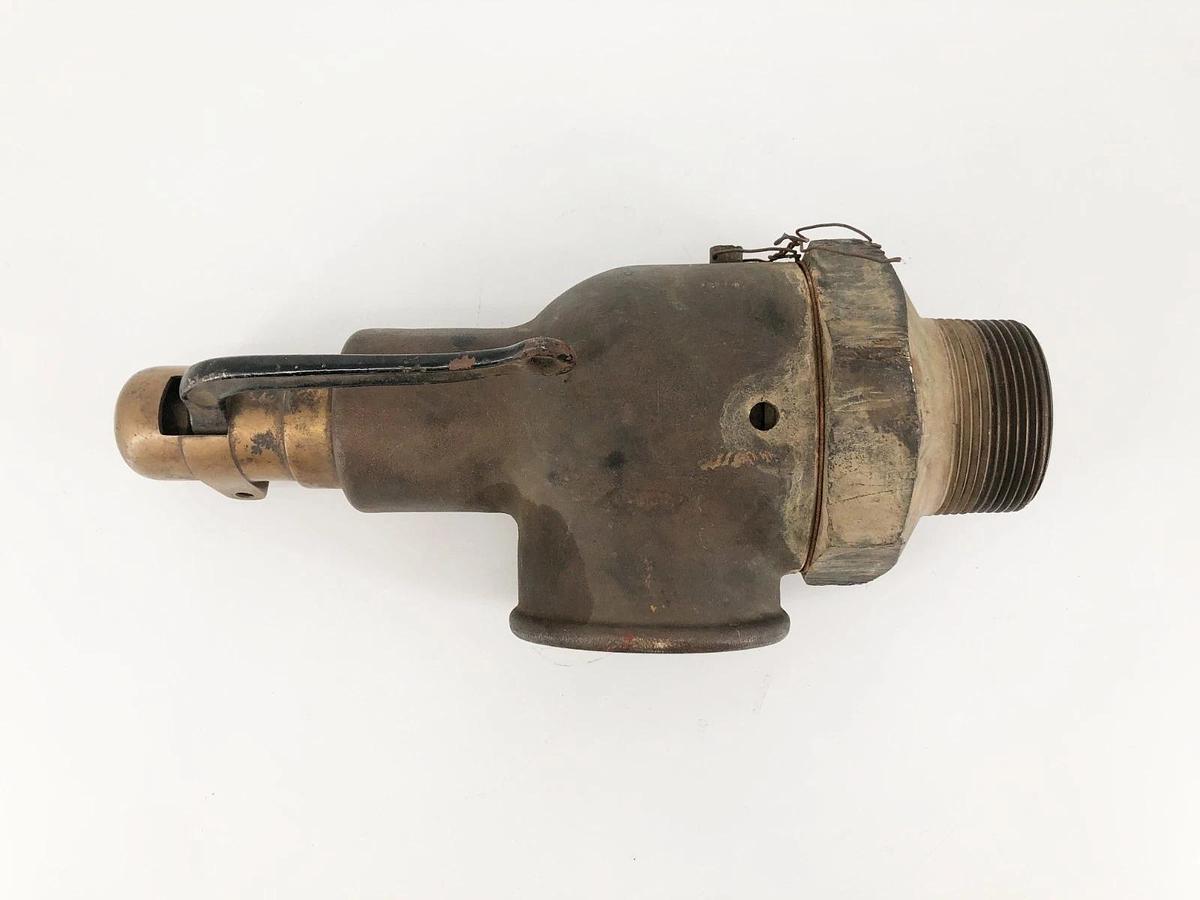 Used Lunkenheimer Fig 629 Brass Safety Valve 2-1/2" Input 3" Output Set 150psi