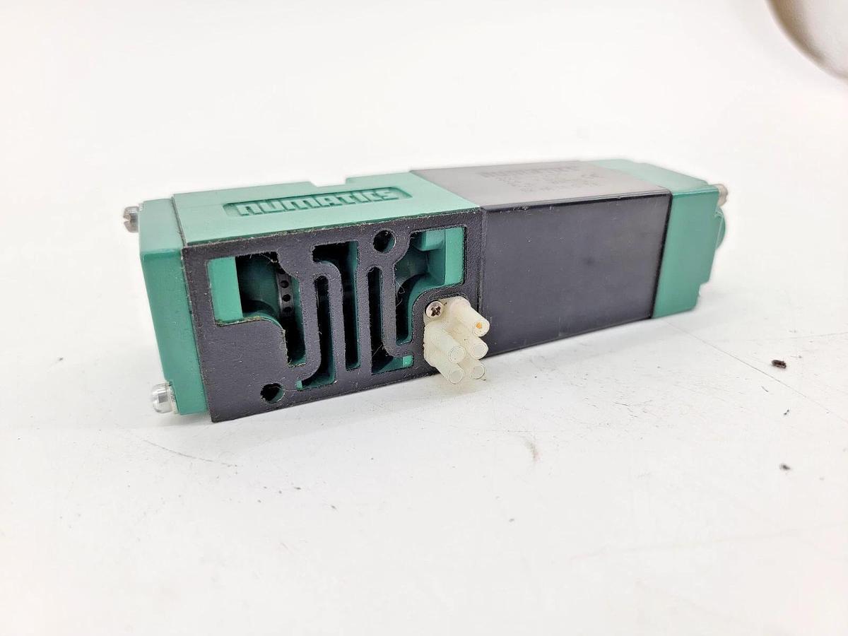 Used Numatics 081SA400M000061 Solenoid Valve 24VDC 150PSIG-Air No Manifold