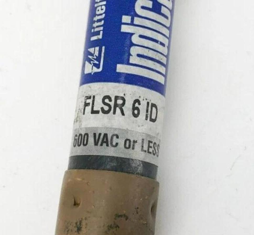 Lot of 2 New Littelfuse FLSR6ID Indicator Fuses 600V 6A