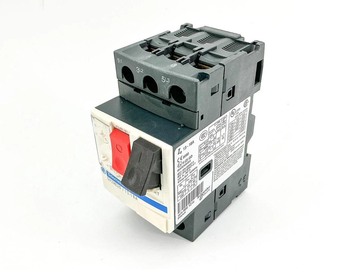 New Telemecanique GV2ME20 Motor Circuit Breaker 600V 15HP 3PH