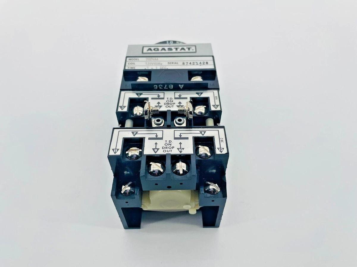 New Agastat 7024AA Time Delay Relay 120V 60Hz