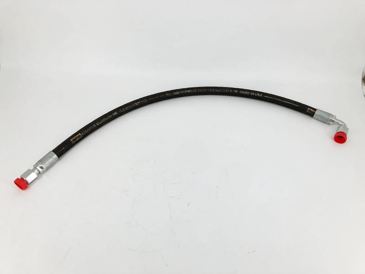 New Parker 422/421-8 Hydraulic Hose WP 16.0 MPa (2325 PSI) 30" Length - No Box