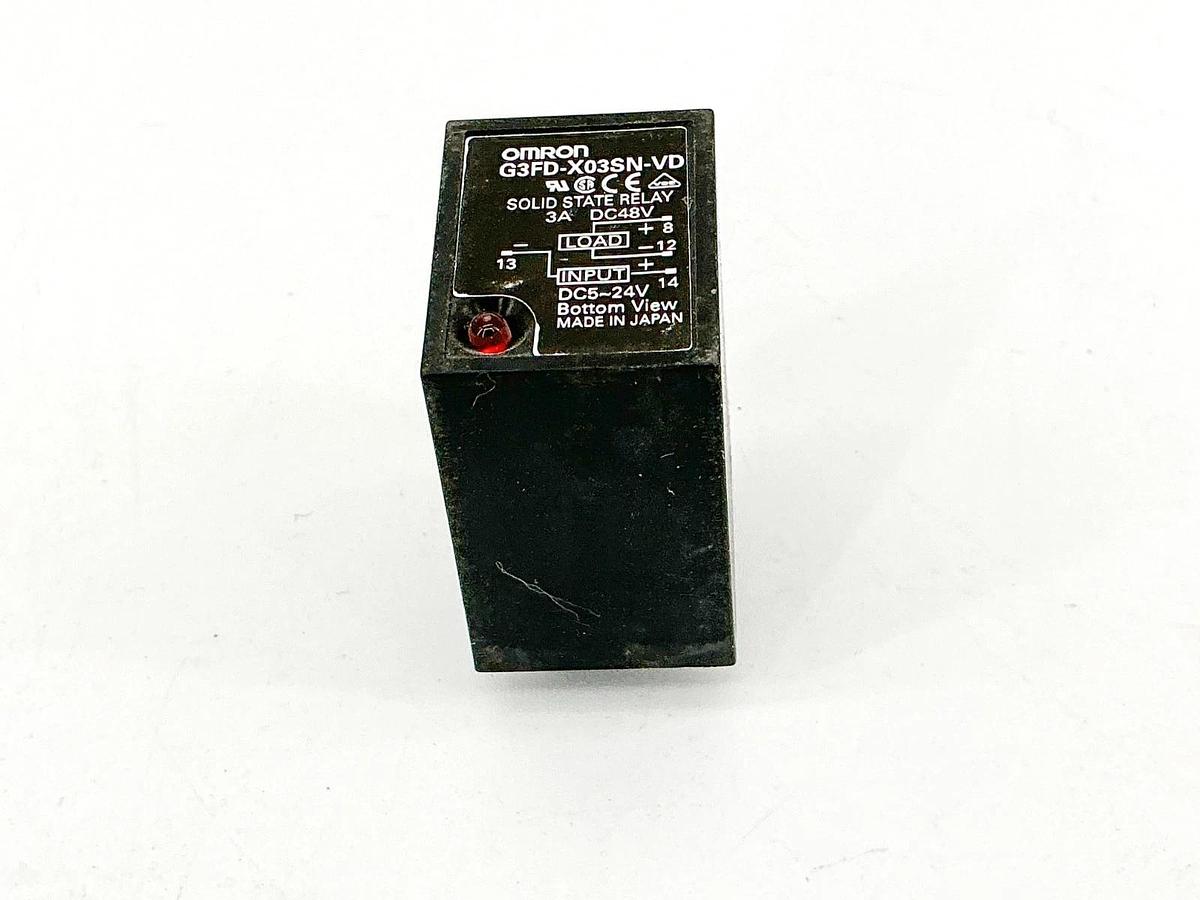 New Omron G3FD-X03SN-VD Solid State Relay 3A 48VDC - No Box