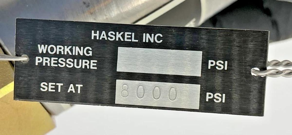 New Haskel 27741-2 Relief Valve Adjustable Range: 1000-10000PSIG 277412
