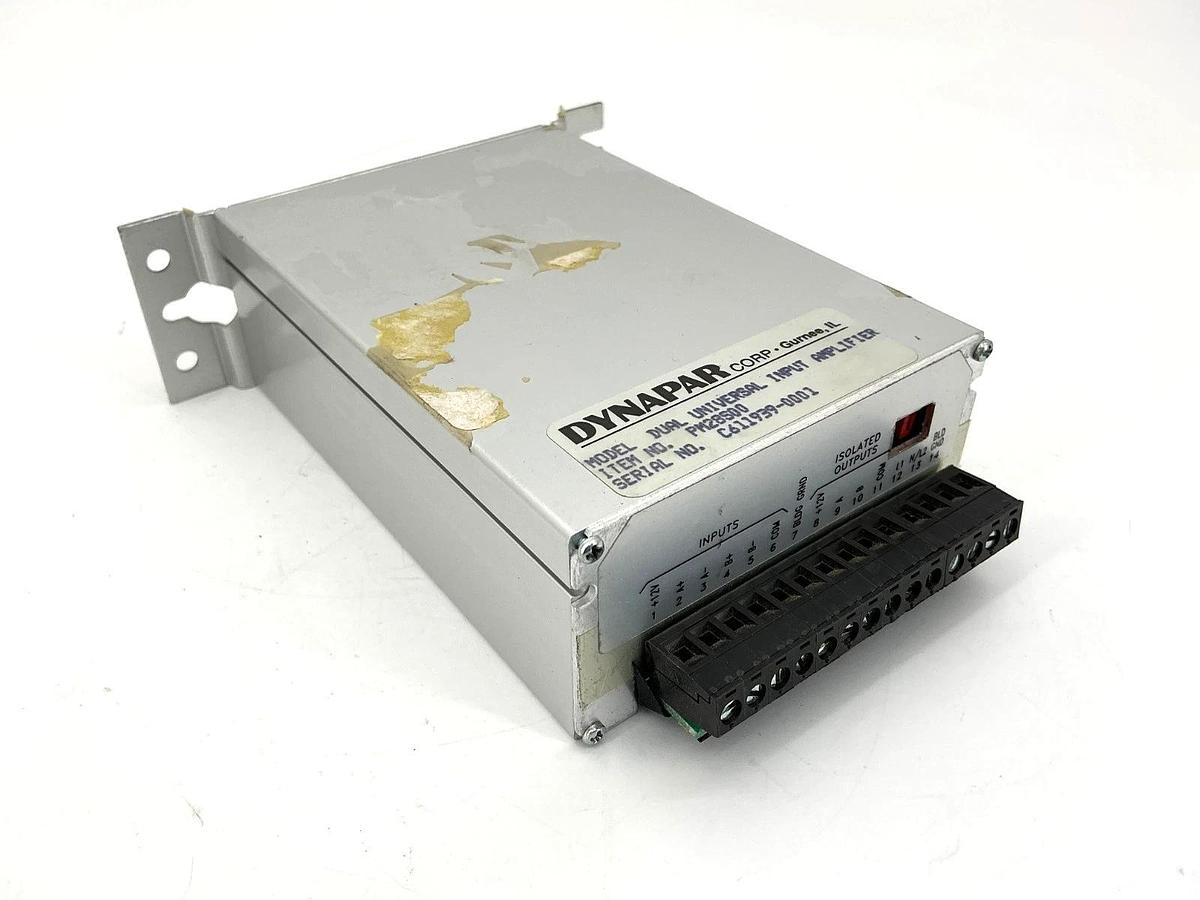 Used Dynapar PM28S00 Dual Universal Input Amplifier 12VDC 115/230VAC PM28S