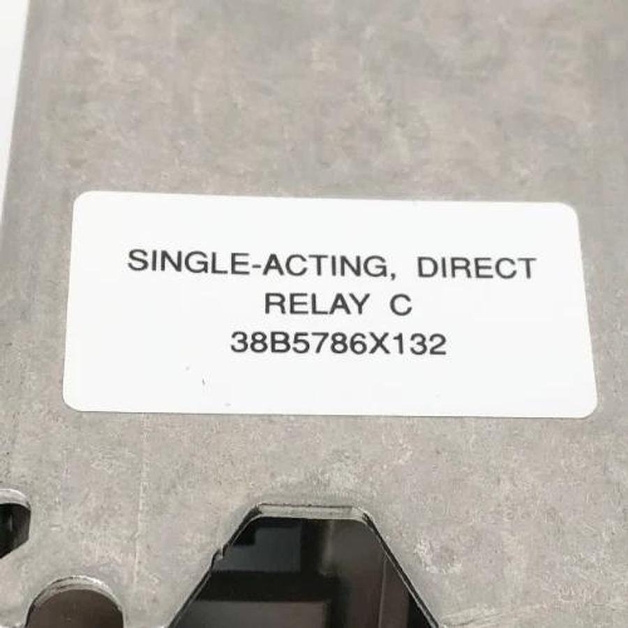 New Emerson Fisher 38B5786X132 Direct Acting Relay C