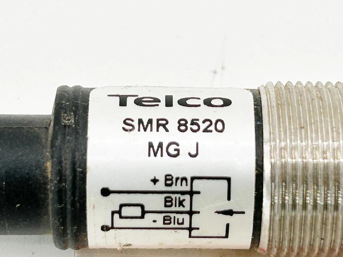 Used Telco SMR8520MGJ Proximity Switch Receiver 4P 10-30VDC 120mA